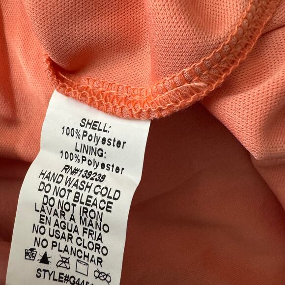 Do & Be Boho Embroidered Coral Sleeveless Mini Dress Size M NWT - Picture 7 of 7